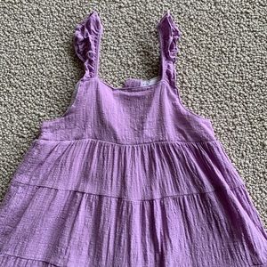 Vignette lavender dress. Size 6x 100% cotton. Worn 1x. Like new.